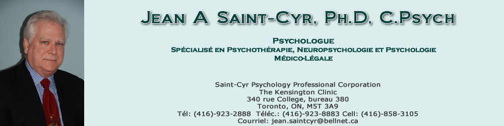 Jean Saint-Cyr - Psychologist
