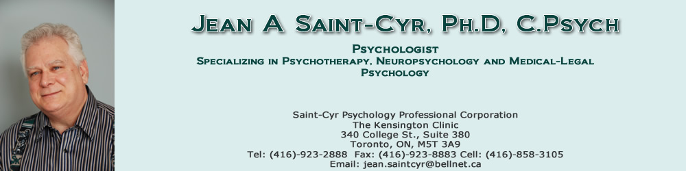 Jean Saint-Cyr - Psychologist